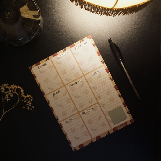 Bloc-Notes A5 Semainier