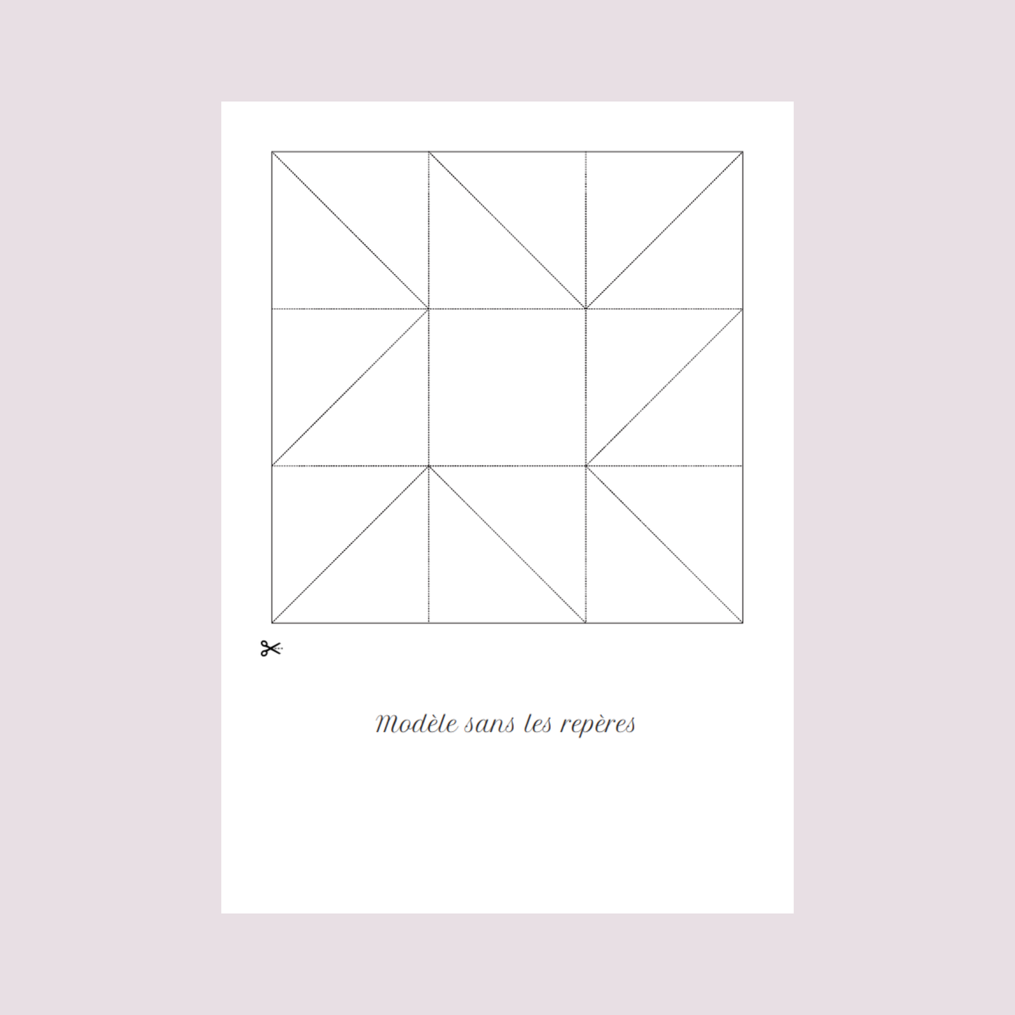Imprimable gratuit : pliage lettre victorienne