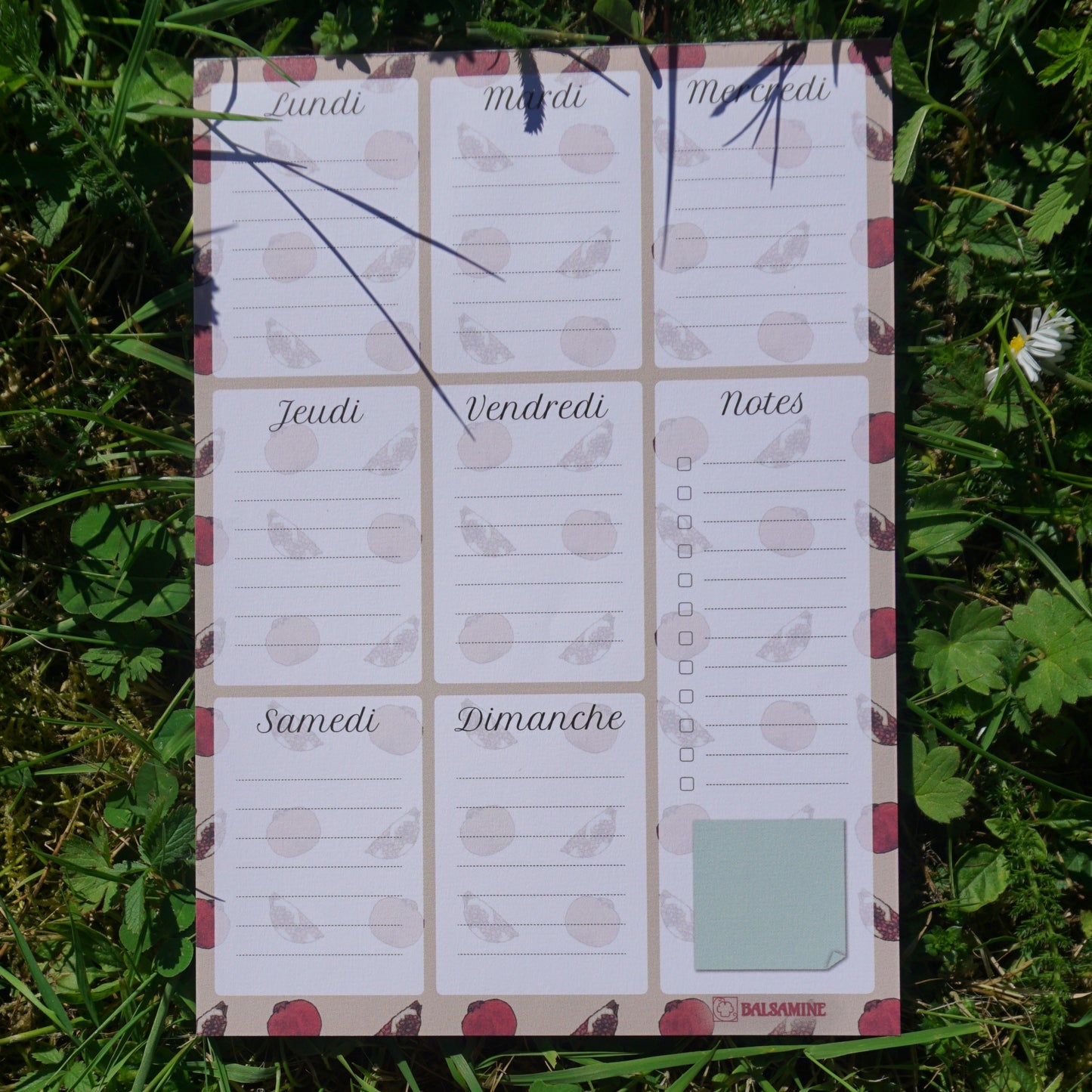 Bloc-Notes A5 Semainier