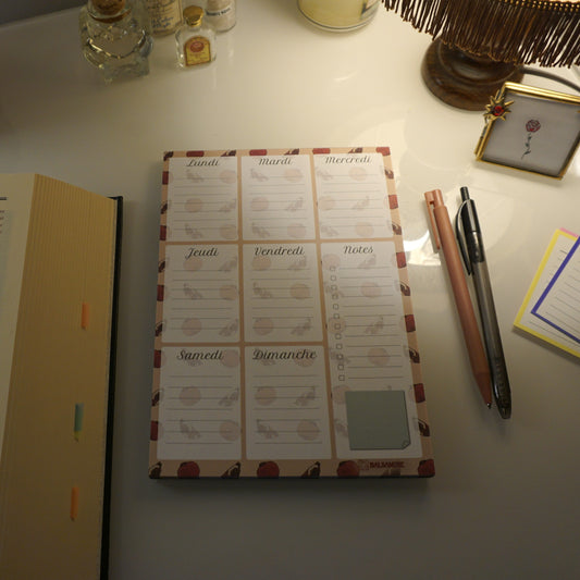 Bloc-Notes A5 Semainier