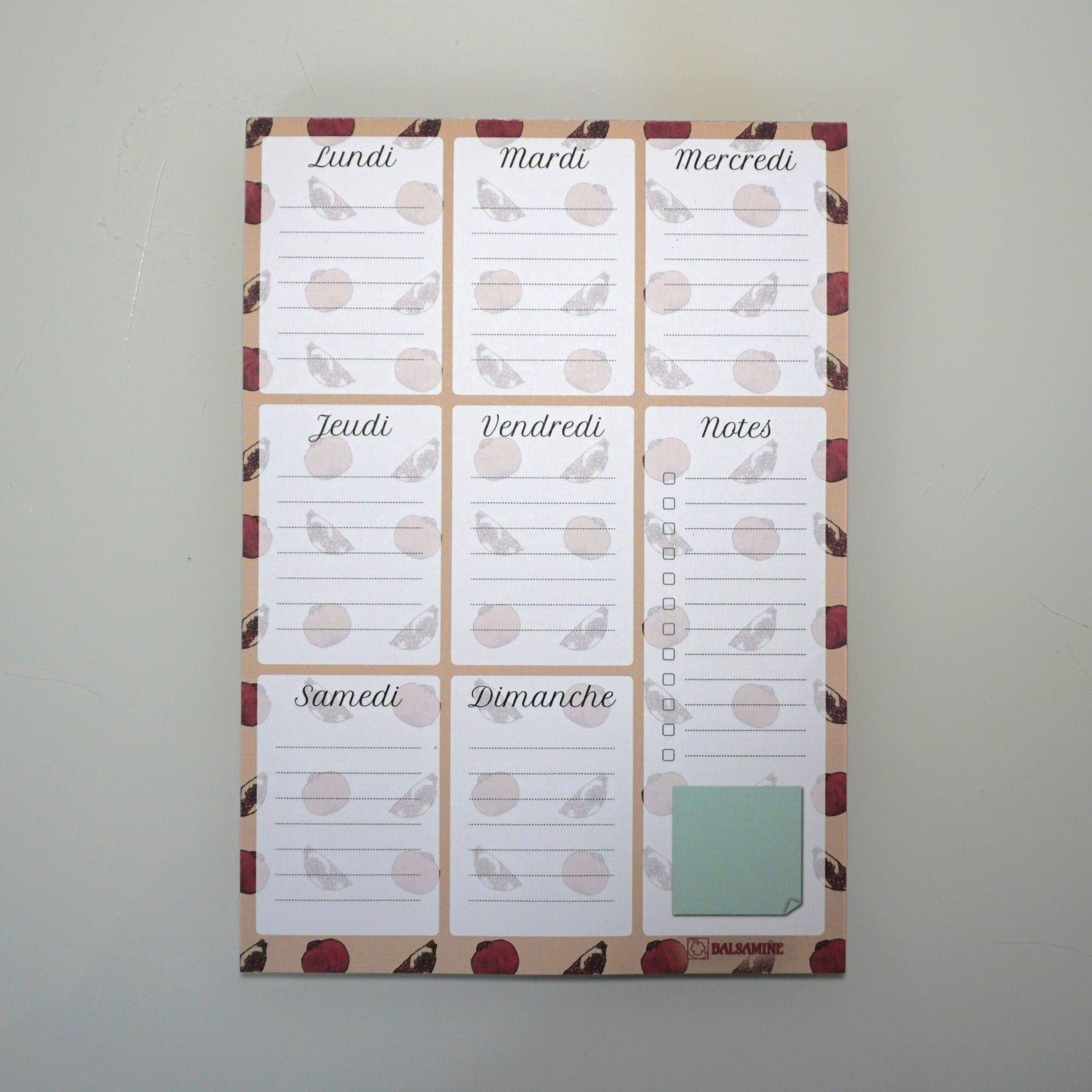 Bloc-Notes A5 Semainier